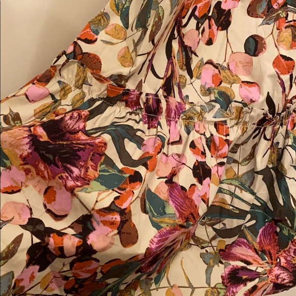 NWT | LULU’S Floral Off Shoulder Midi Dress | XS - Picture 8 of 11